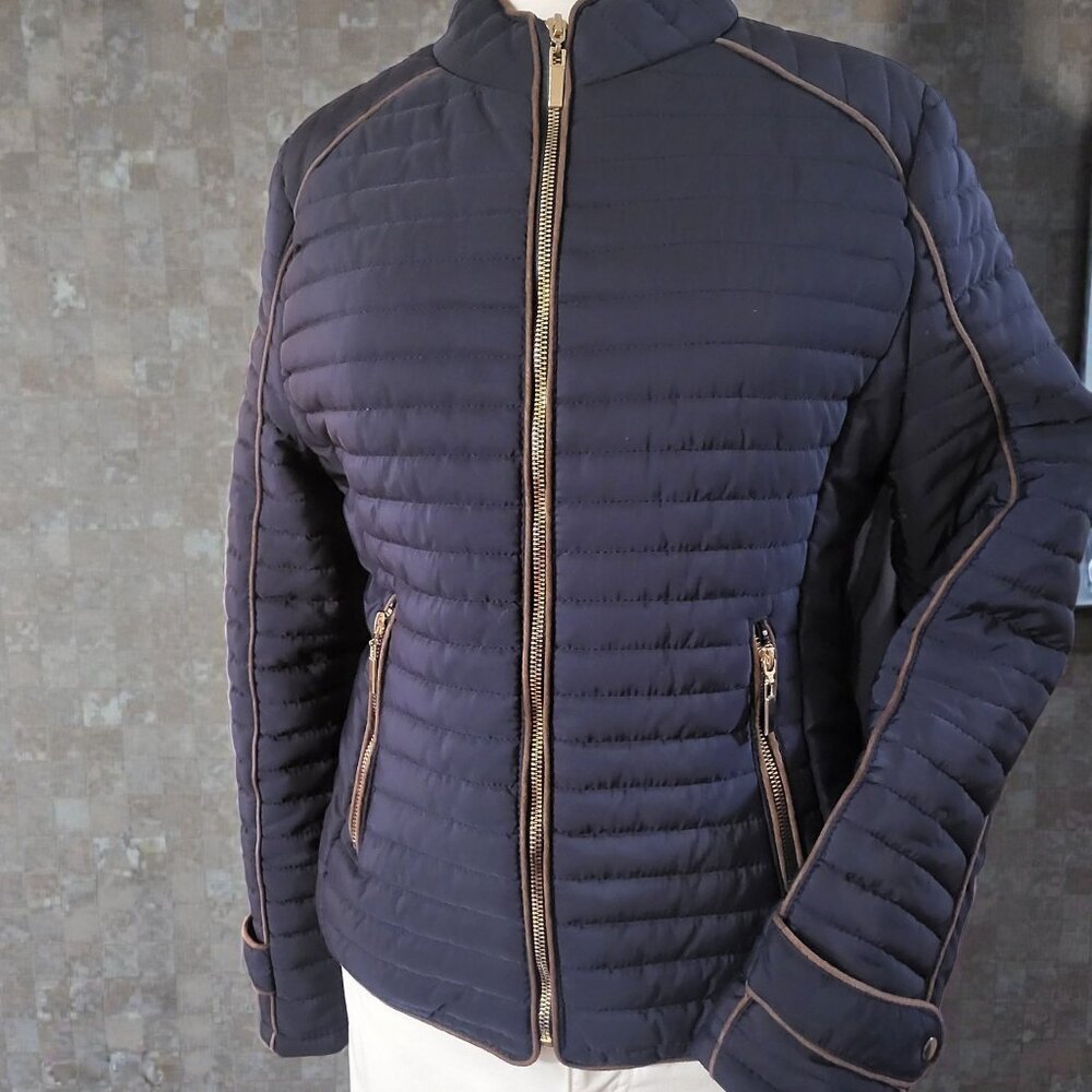 Daisy women’s quilted, lightweight warm jacket‎ in size L, Navy blue - Picture 4 of 11
